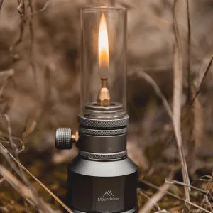 Camping Lantern, Gas Camping Lamp, Portable Aluminum Camping Gas Lamp with Empty Fuel Tank Refillable for EN417 Lindal Valve Type Gas Canister (Lantern Extension Rod)