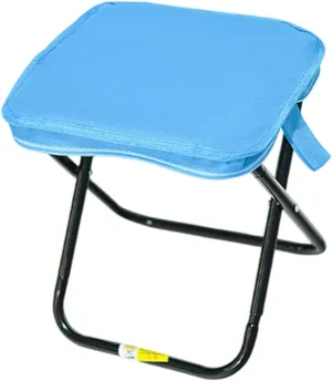 Camping Stool, Folding Chair, Lightweight Compact Folding Stool, Outdoor Footstool for Hiking Patio Travel Picnic Gardening