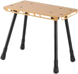 Camping Table Picnic Table Ultralight Compact Mini Small Chair Portable Stool for Patio, Fishing, Garden, Backpacking, BBQ, Khaki