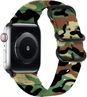 Canvas Nylon strap For watch Ultra/2 9 8 7 49mm 45mm 41mm Breathable replacement wristband For 6 5 4 3 2 SE 44mm 42mm 40mm