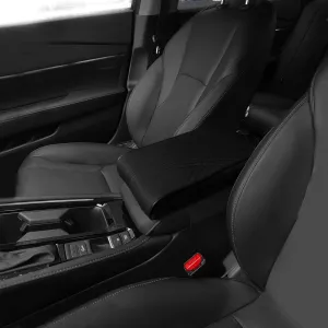 Car Center Console Cover, Leather Memory Foam Armrest Cushion Protection Pad, Waterproof Hand Rest Pillow with Height Increase, Universal Car Accessories Arm Rest Cushion for Most Cars (12.6" x 8.5")