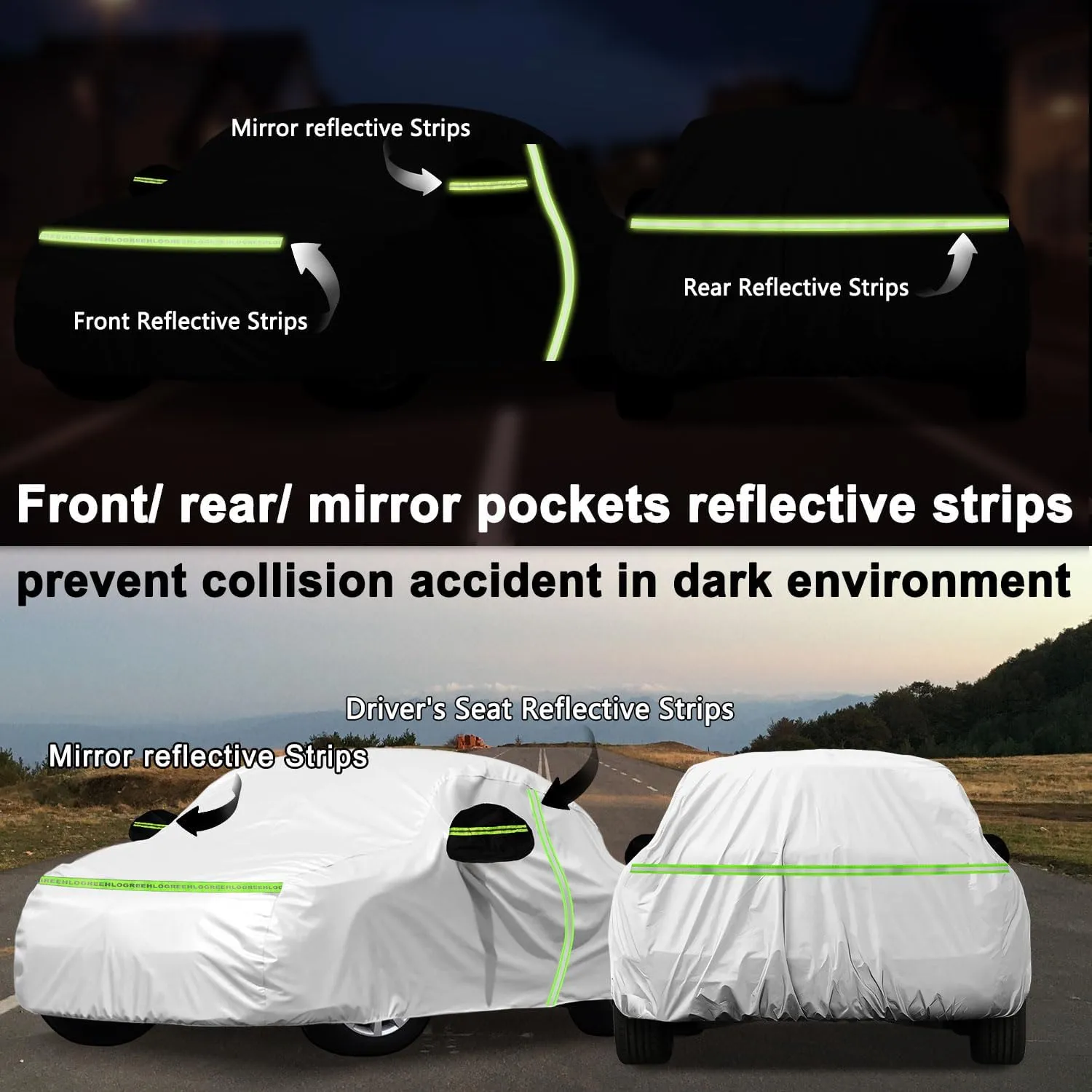 Car Cover for 1998-2024 Volkswagen New Beetle 2 Door,Full Exterior Car Cover for Automobiles All Weather Waterproof Heavy Duty,Zipper/Cotton Design Sun Winter UV Proof Custom fit【210T Taffeta】- Silver