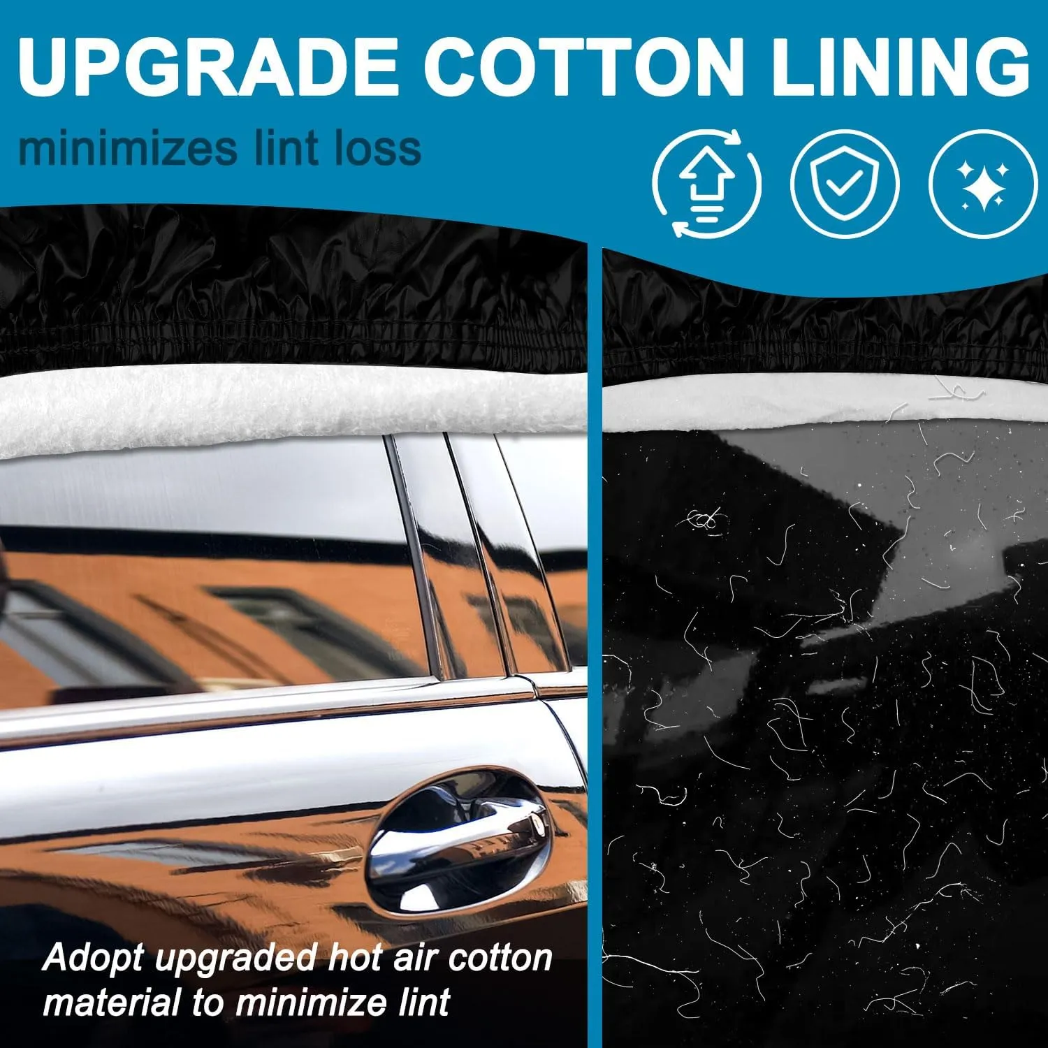Car Cover for 2014-2025 Mini Cooper/Cooper S/Hardtop/Clubman/Countryman 4 Door,Full Exterior Car Covers for Automobile All Weather Waterproof Heavy Duty,Zipper/Cotton UV Proof Custom fit【210T Taffeta】