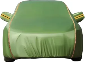 Car Cover for Ligier IXO,Outdoor All Weather Car Cover Waterproof Scratch Proof Windproof Snowproof Custom Full Car Cover Dustproof Sun-Resistant Protect Your car in All Seasons (Color : Green)
