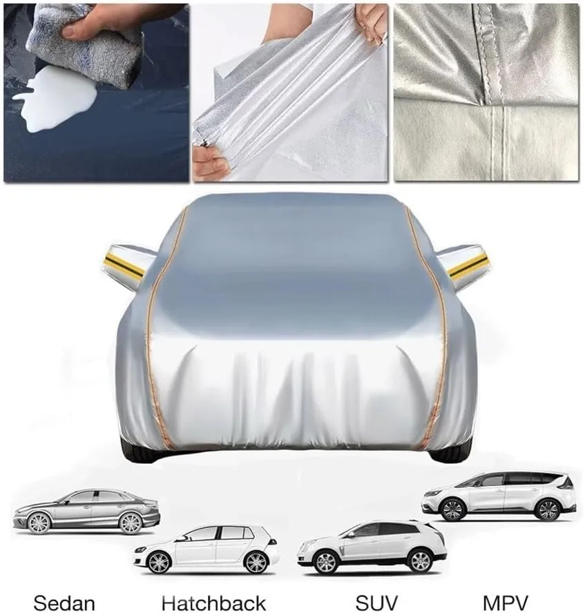 Car Cover for Ligier JS50,Full Car Cover Waterproof Scratch Resistant Breathable Anti UV Car Tarpaulin Winter Car Cover，with Side Zipper Reflective Strip ，Outdoor Vehicle Dust(Blue)