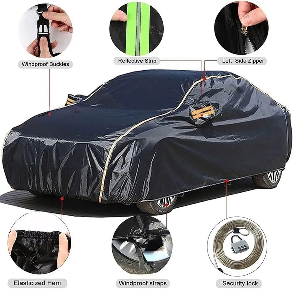 Car Cover for Ligier JS50,Full Car Cover Waterproof Scratch Resistant Breathable Anti UV Car Tarpaulin Winter Car Cover，with Side Zipper Reflective Strip ，Outdoor Vehicle Dust(Blue)