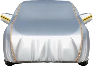 Car Cover for Ligier JS50L,Outdoor All Weather Car Cover Waterproof Scratch Proof Windproof Snowproof Custom Full Car Cover Dustproof Sun-Resistant Protect your car in all seasons ( Color : Silver )