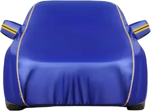 Car Cover for Mercedes-Benz AMG GLE 53 (2020-2025) Coupé |Waterproof Car Covers Sun Protection UV-Proof Wind-Proof and Snow-Proof Outdoor Full Car Cover All season protective Auto Cover ( Color : Blue