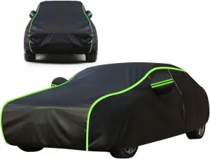 Car Cover Outdoor for Daihatsu Charmant(420x162x138cm),Dustproof, Waterproof, Rainproof, Anti-Aging, Scratch-Resistant, Four Seasons, Side Door