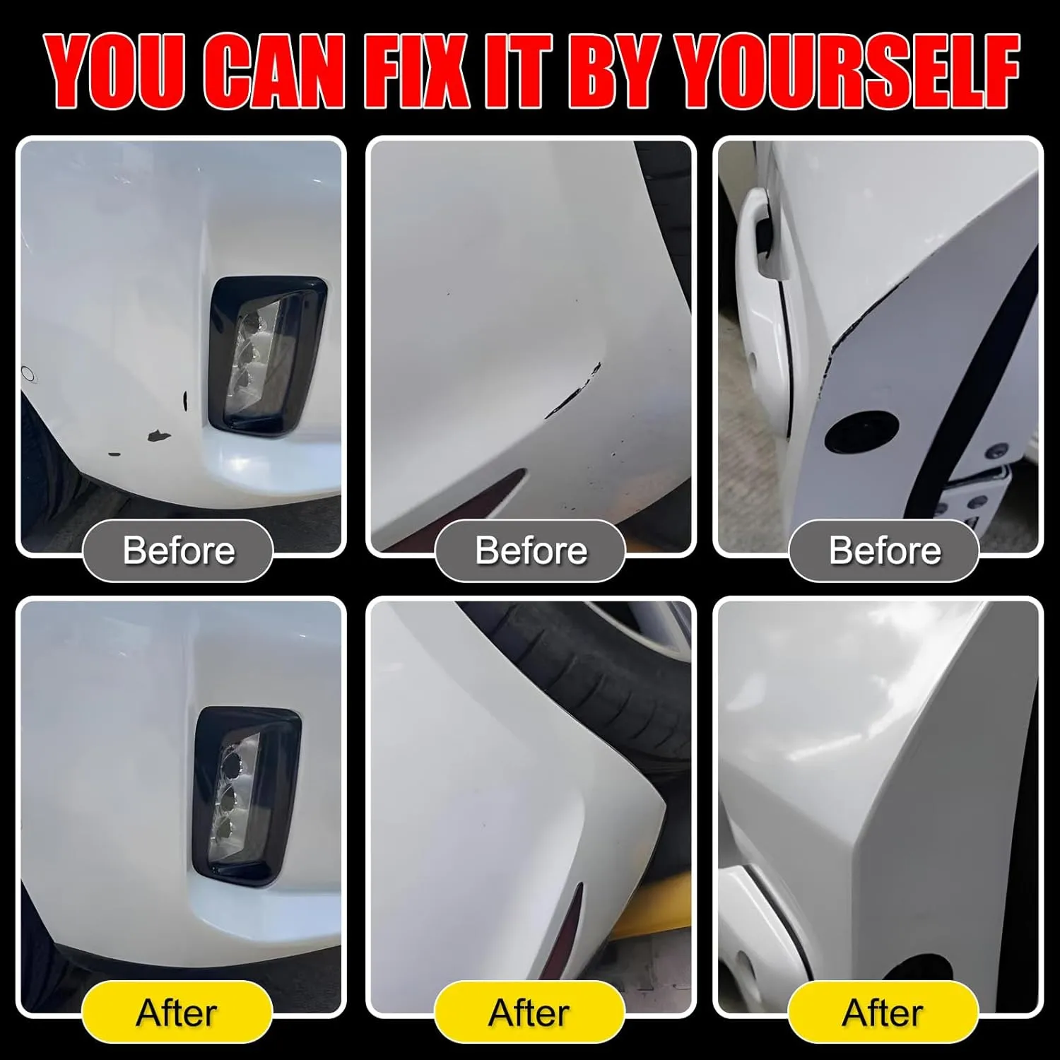 Car Touch Up Paint(Ice Cap/Super White(040(Include 2UE/2MQ))) for Toyota, Car Paint Scratch Repair Kit, Quick & Easy Solution to Repair, 2 in 1 Scratch Remover Pen with Color-Matched