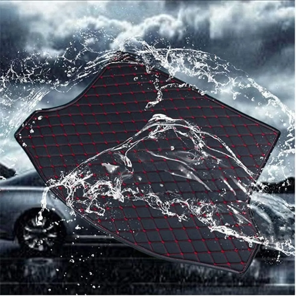 Car Trunk Mat for Suzuki Vitra 2016-2023 Trunk Liner Car Trunk Mat Protector Waterproof Scratch Resistant Car Cargo Protection Pallet Mat,Brown