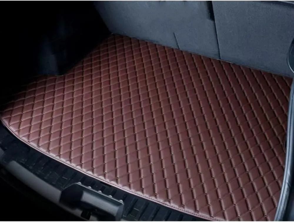 Car Trunk Mat for Suzuki Vitra 2016-2023 Trunk Liner Car Trunk Mat Protector Waterproof Scratch Resistant Car Cargo Protection Pallet Mat,Brown
