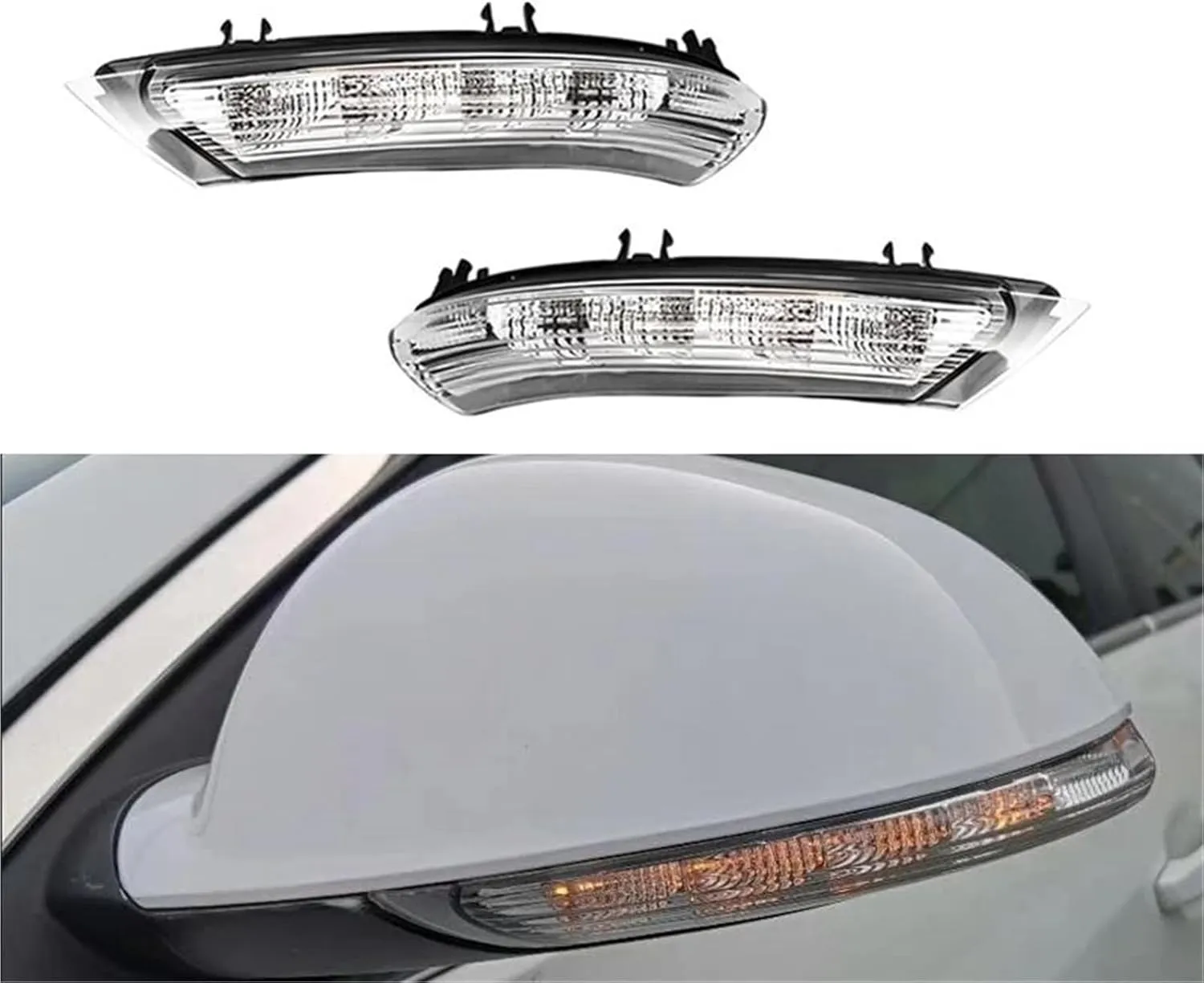 Car Turn Signal Light for Buick for Regal 2011-2016 2 Pins Mirror Indicator Light
