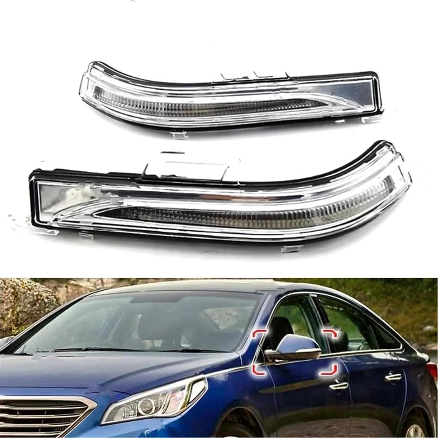 Car Turn Signal Light for Hyundai for Sonata 9 2015-2019 87623-C3000 Mirror Indicator Light