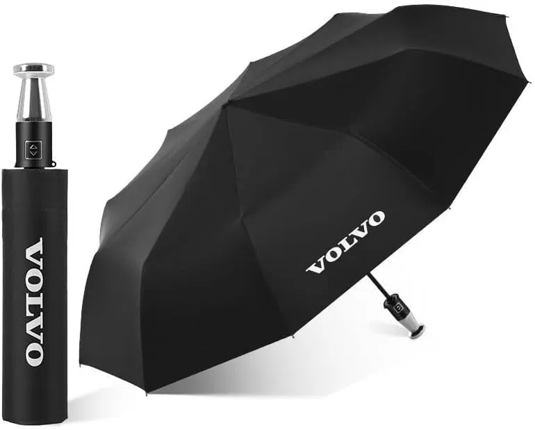 Car Umbrella for Volvo EX90 / XC90 / XC70 / XC60 / XC40 SPA Y20 P24 P2 Portable Folding Windproof Automatic Fully Travel Durable Styling Auto Parts Accessories