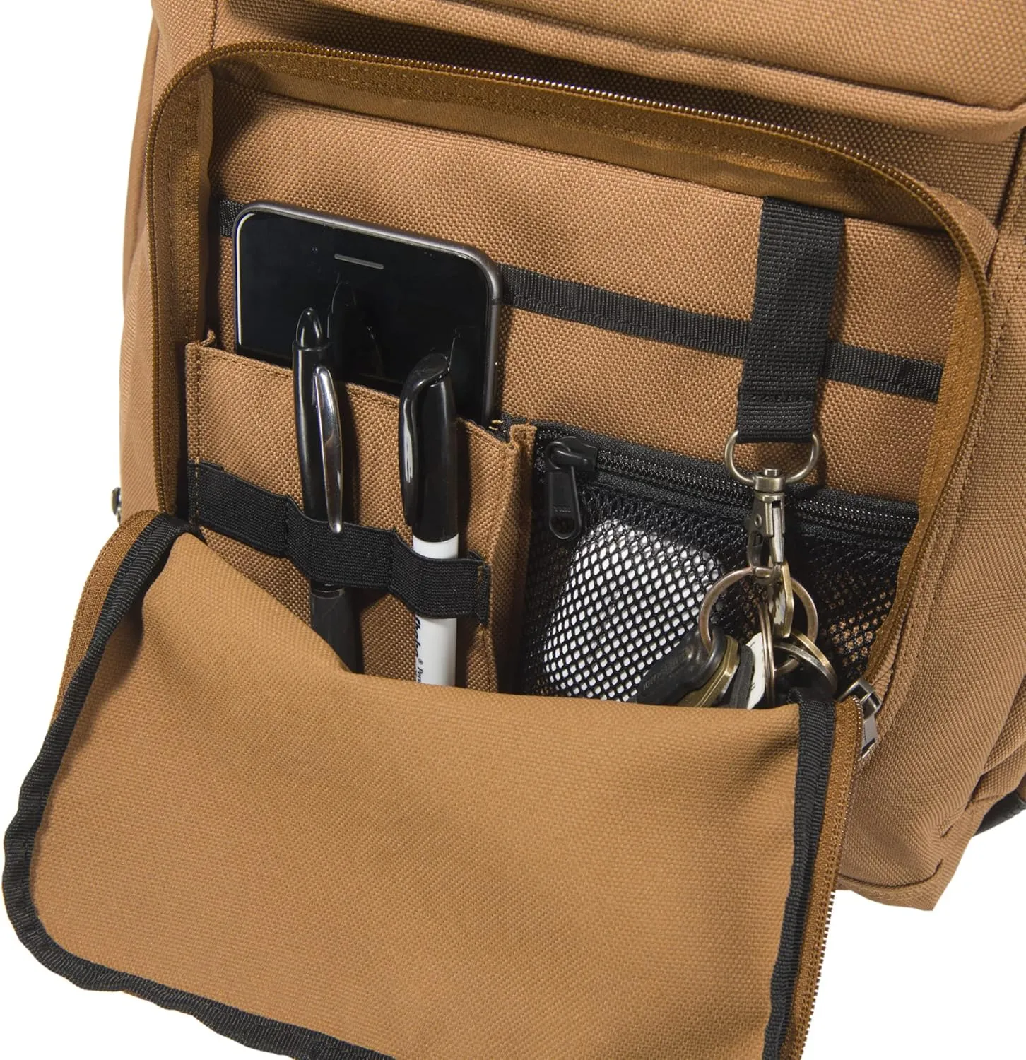 Carhartt Gear B0000277 35L Triple Compartment Backpack - One Size Fits All - Carhartt Brown