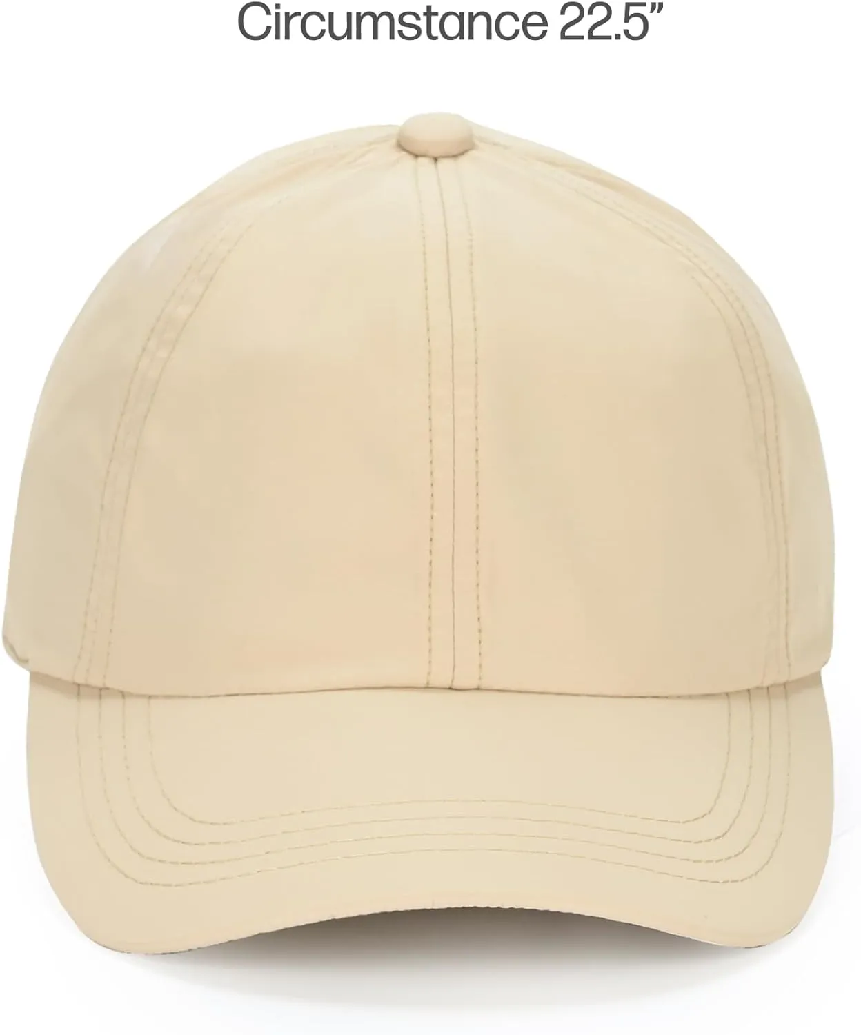 C.C Ponycap Messy High Bun Ponytail Adjustable Trucker Baseball Cap Hat