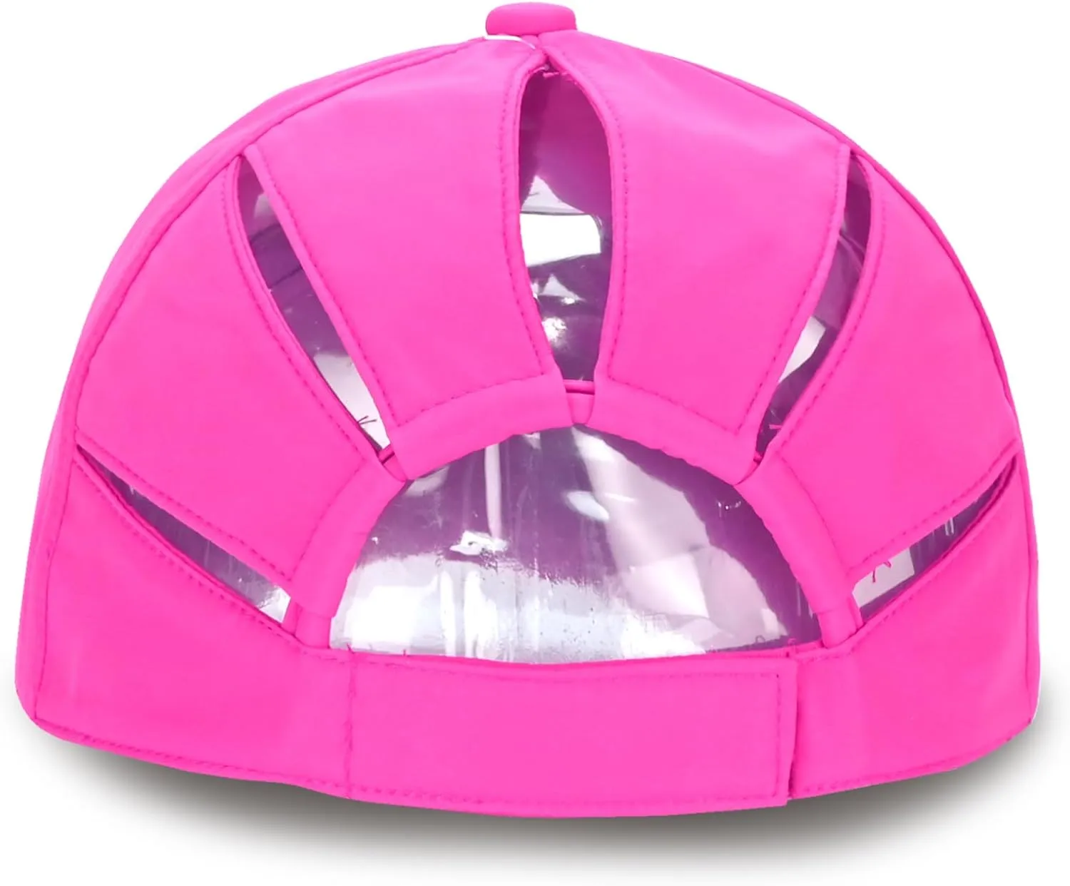 C.C Ponycap Messy High Bun Ponytail Adjustable Trucker Baseball Cap Hat