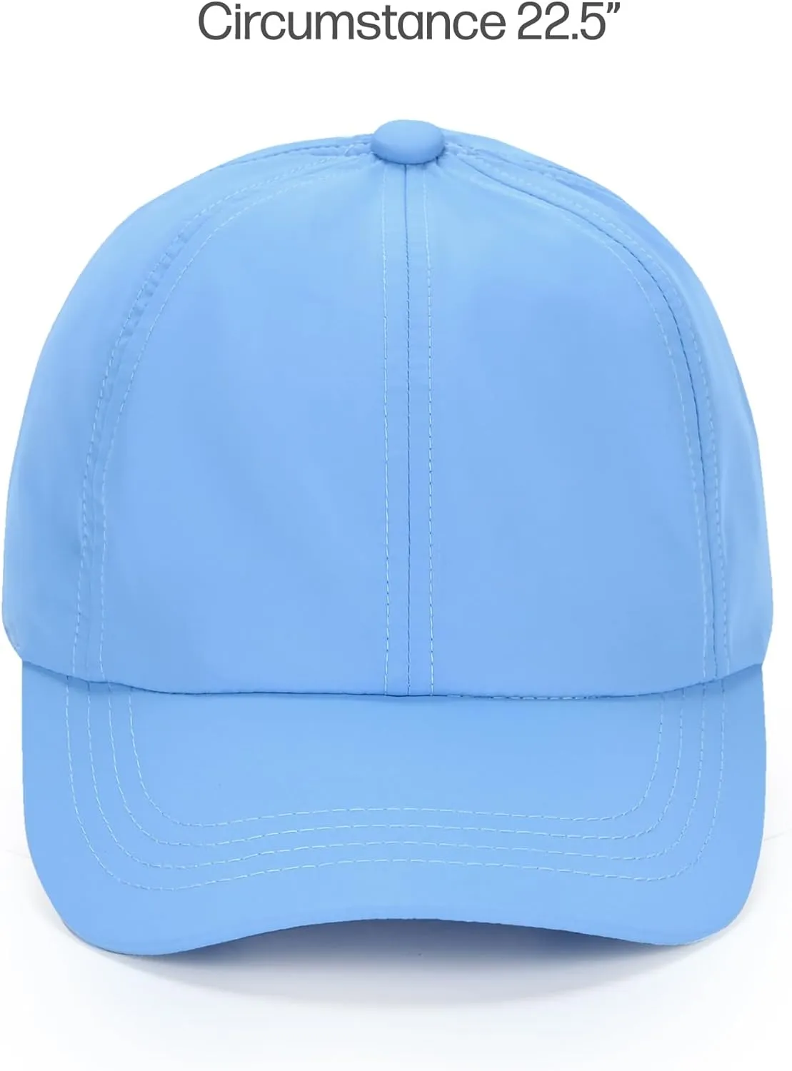 C.C Ponycap Messy High Bun Ponytail Adjustable Trucker Baseball Cap Hat