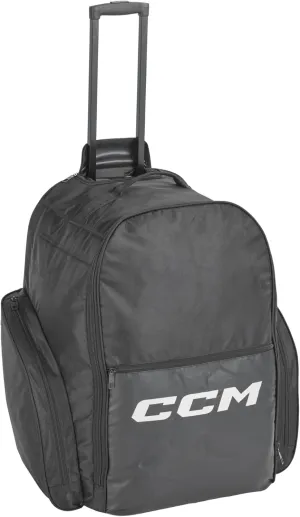 CCM 490 Wheeled Hockey Backpack Bag, Black