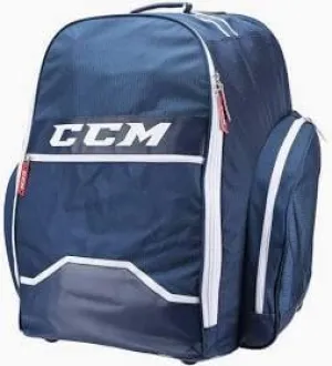 CCM 490 Wheeled Hockey Backpack Bag, NAVY BLUE