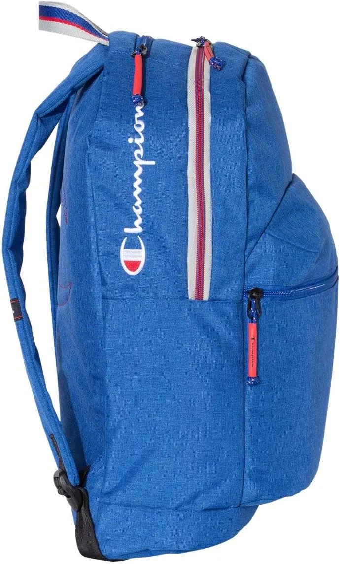 Champion 21L Performance Student Multi-Purpose Backpack (Size: 12”W x 18”L x 6”D) (Multilpe Colors) (Heather Royal, One Size)