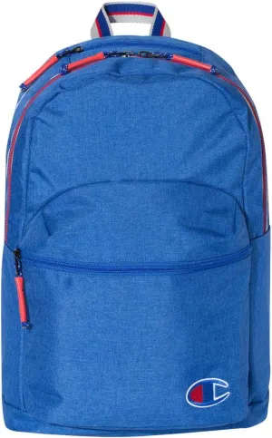 Champion 21L Performance Student Multi-Purpose Backpack (Size: 12”W x 18”L x 6”D) (Multilpe Colors) (Heather Royal, One Size)