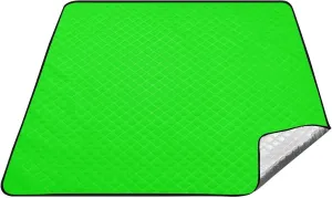 Chartreuse Waterproof Outdoor Blankets Water Resistant Camping Floor Mat for Ground Concert Blanket mat de Picnic