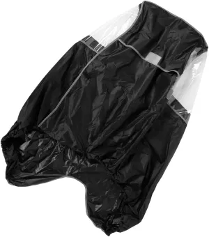 Children Bicycle Raincoat Bicycle Rainproof Cover Rain Protection Bike Back Seats Black Polyester Fabric TPU 2.0EVA Material Waterproof Protection Breathable Easy