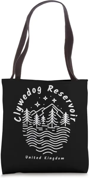 Clywedog Reservoir in United Kingdom Tote Bag