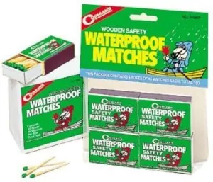 Coghlan's 940BP Waterproof Matches, Pack of 8