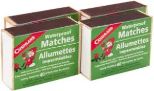 Coghlans Waterproof Matches (4 pack)