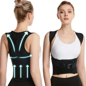 Comfort Corrector Invisible Full Back Support Belt Men Women Scoliosis and Hunchback Correction Adjustable Corset Orthopedic Vest for Back Pain Relief