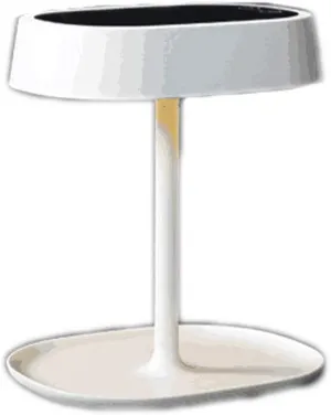 Compact Mirrors LED Makeup Mirror Table lamp Princess Portable Folding Table lamp Table Mirror Make-up Mirrors (Color : Green) (Color : Green), White