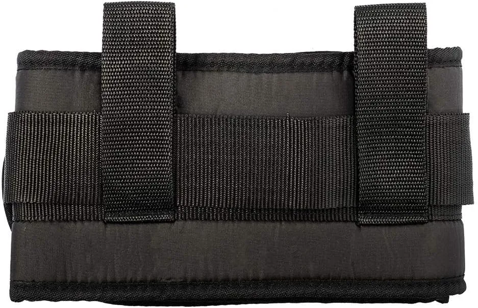 COW&COW Padded Gait Belt with 4 Handles and Quick Release Buckle 5.5 inchs(Black, Large/40inches-60inches)