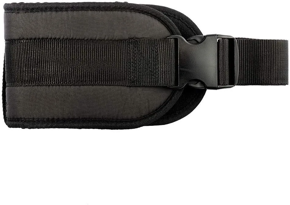 COW&COW Padded Gait Belt with 4 Handles and Quick Release Buckle 5.5 inchs(Black, Large/40inches-60inches)