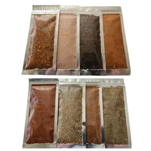 Cpise Organic Camping & Grill Seasoning & Salt Gift Set: BBQ Seasoning | Cajun Seasoning | Smoked Sea Salt | Cinnamon Sugar Blend | Himalyan Salt | Italian Seasoning | Lemon Pepper Blend | Steak Seasoning