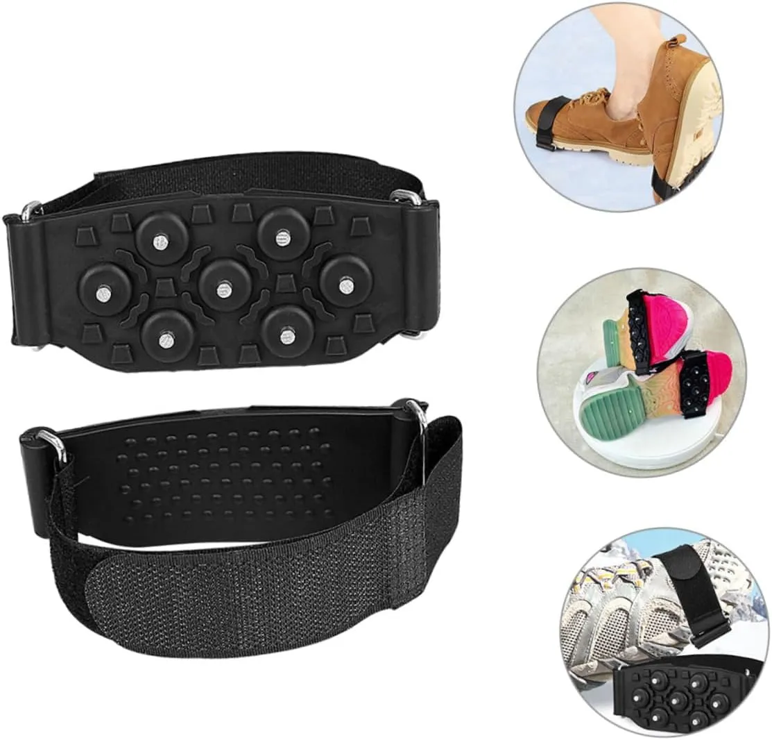 Crampon Shoe Covers Crampons Hiking Ice Boots Grips Gripper Protector Cleats for Shoes Traction Spikes