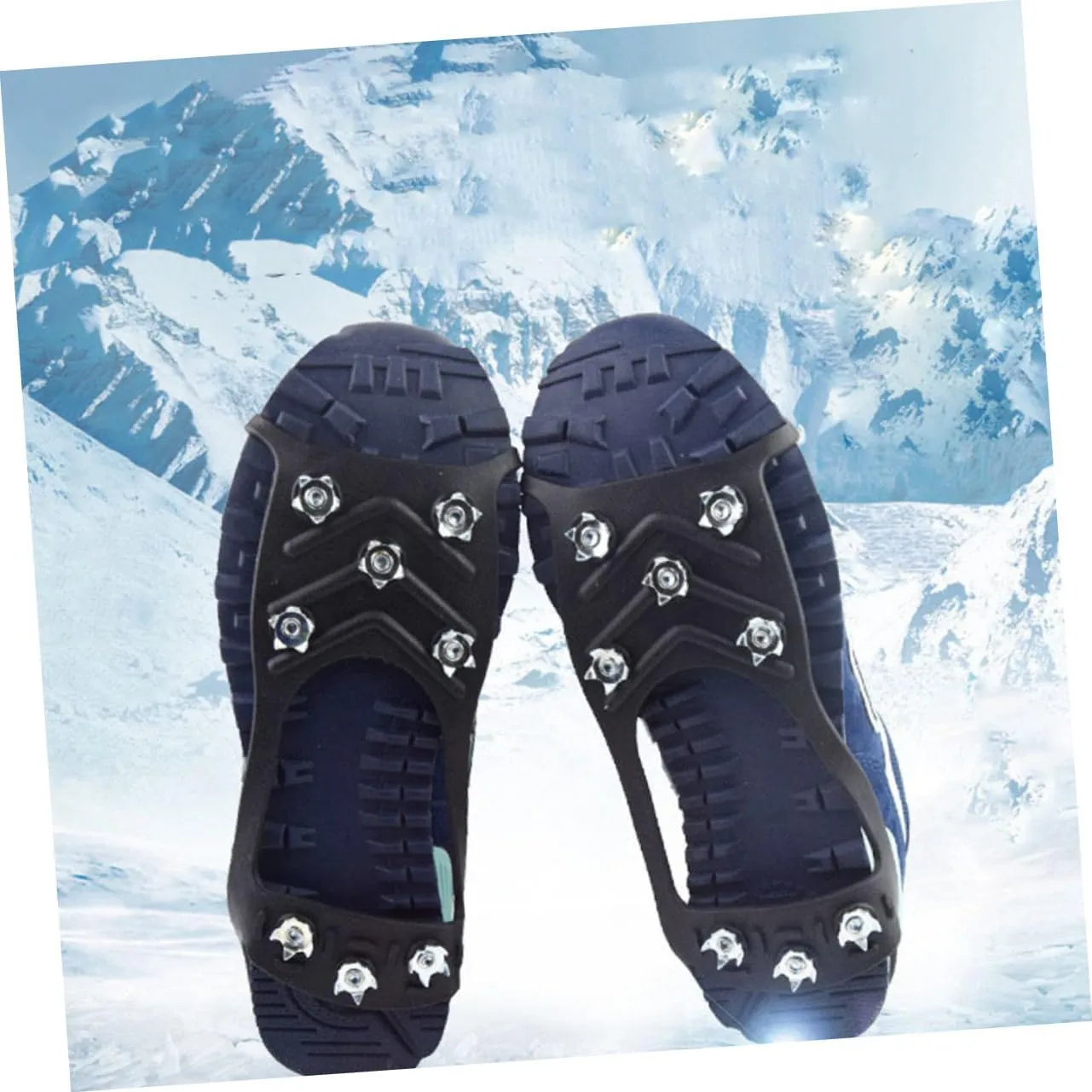Crampon Shoe Covers Outdoor Crampons Ice Cleats Traction Snow Mountain Crampons Climbing Shoe Grips