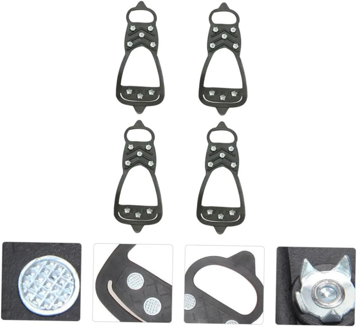 Crampon Shoe Covers Outdoor Crampons Ice Cleats Traction Snow Mountain Crampons Climbing Shoe Grips