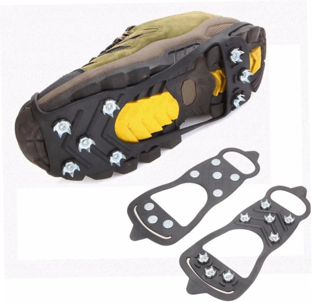 Crampon Shoe Covers Outdoor Crampons Ice Cleats Traction Snow Mountain Crampons Climbing Shoe Grips