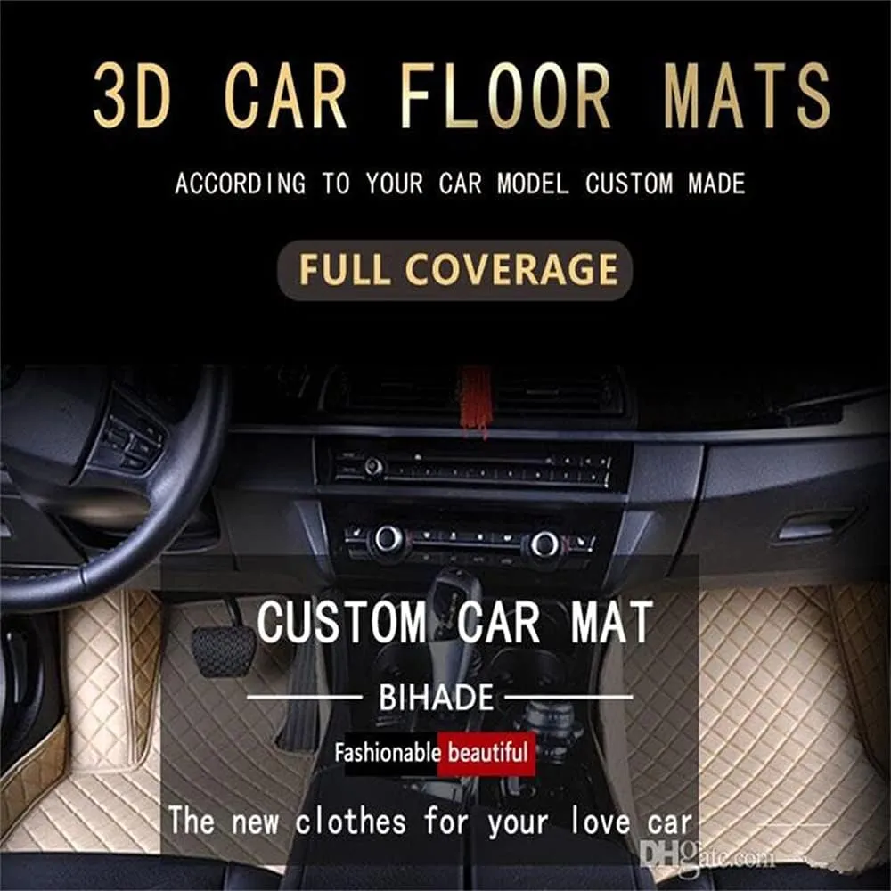 Customized Car Mats are Suitable for Borgward BX3 / 2020 Year Waterproof Lining Full Set of Environmentally Friendly Flooring (Black Blue,BX3 / 2020 Year)