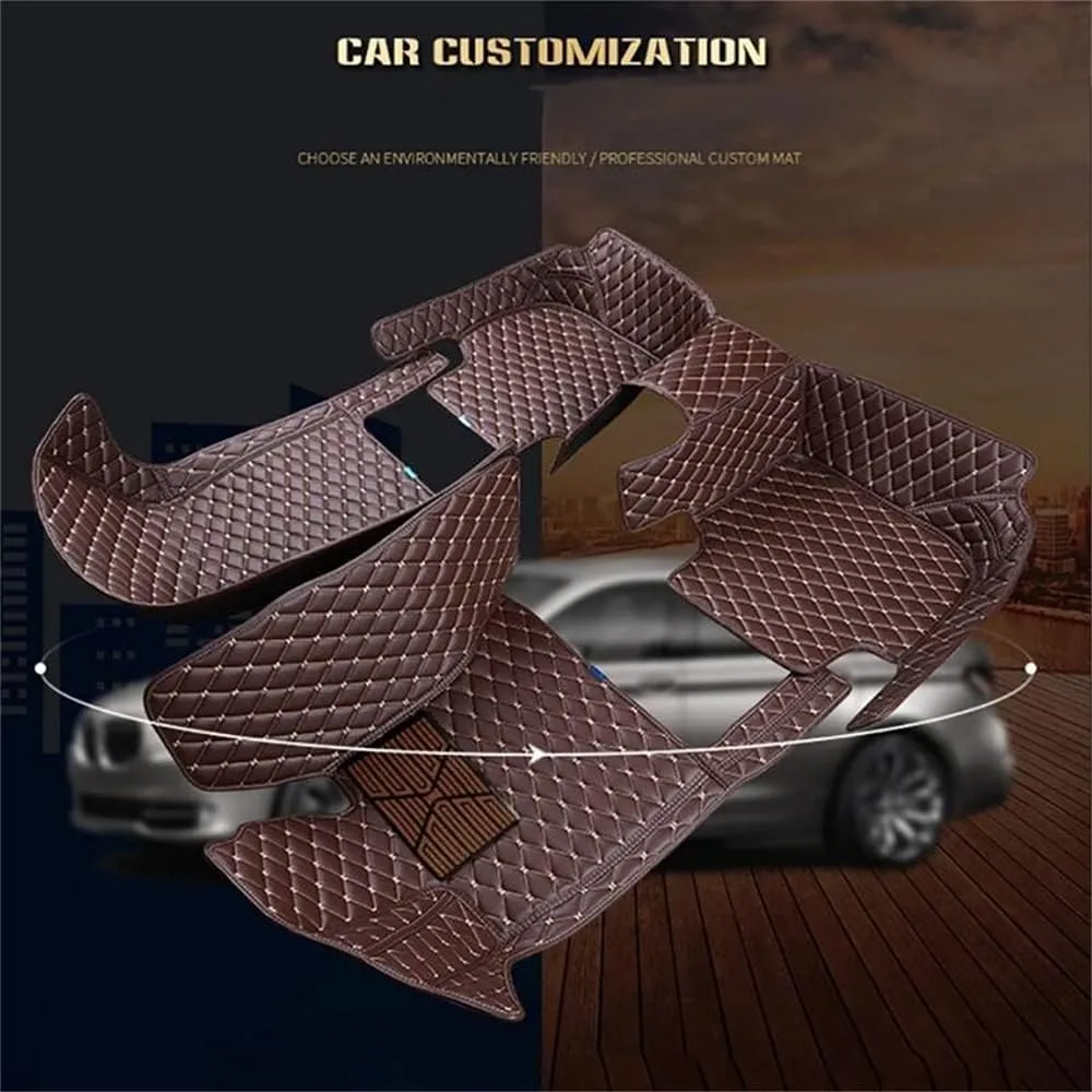 Customized Car Mats are Suitable for Borgward BX5 / 2017-2020 Year Waterproof Lining Full Set of Environmentally Friendly Flooring (Black Blue,BX5 / 2017-2020 Year)