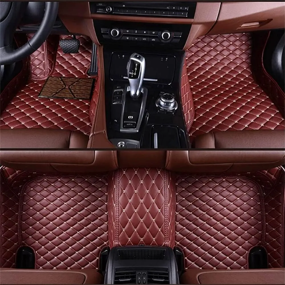 Customized Car Mats are Suitable for Borgward BX5 / 2017-2020 Year Waterproof Lining Full Set of Environmentally Friendly Flooring (Black Blue,BX5 / 2017-2020 Year)