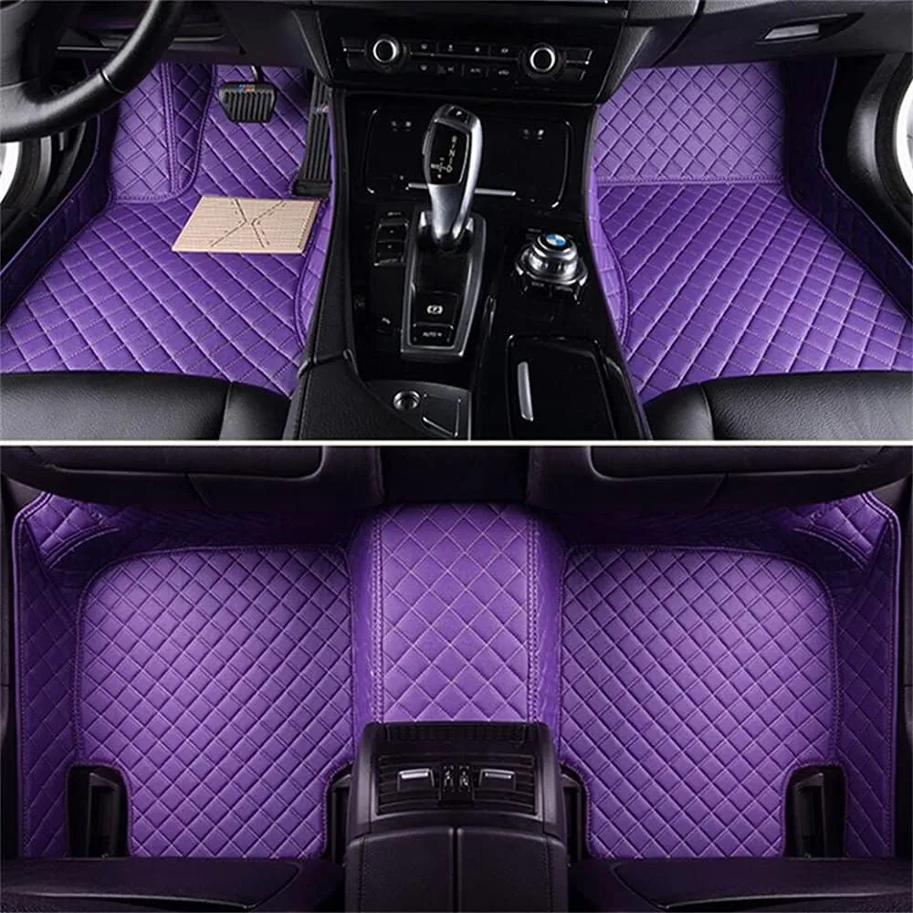 Customized Car Mats are Suitable for Borgward BX7 / 2016-2018 Year Waterproof Lining Full Set of Environmentally Friendly Flooring (Red Wine,BX7 / 6 seats/2016-2017)