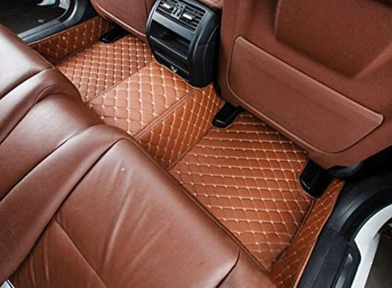 Customized Car Mats are Suitable for Déesse DS 7 / 2018-2020 Year Waterproof Lining Full Set of Environmentally Friendly Flooring (Red Wine,DS 7 / 2018 Year)