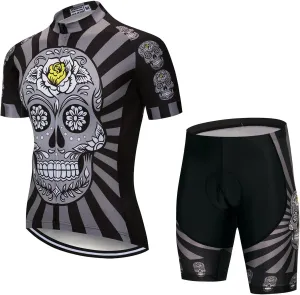Cycling Jersey 12D Gel pad Bike Shorts Set MTB Ropa Ciclismo Summer Bicycling Maillot wear
