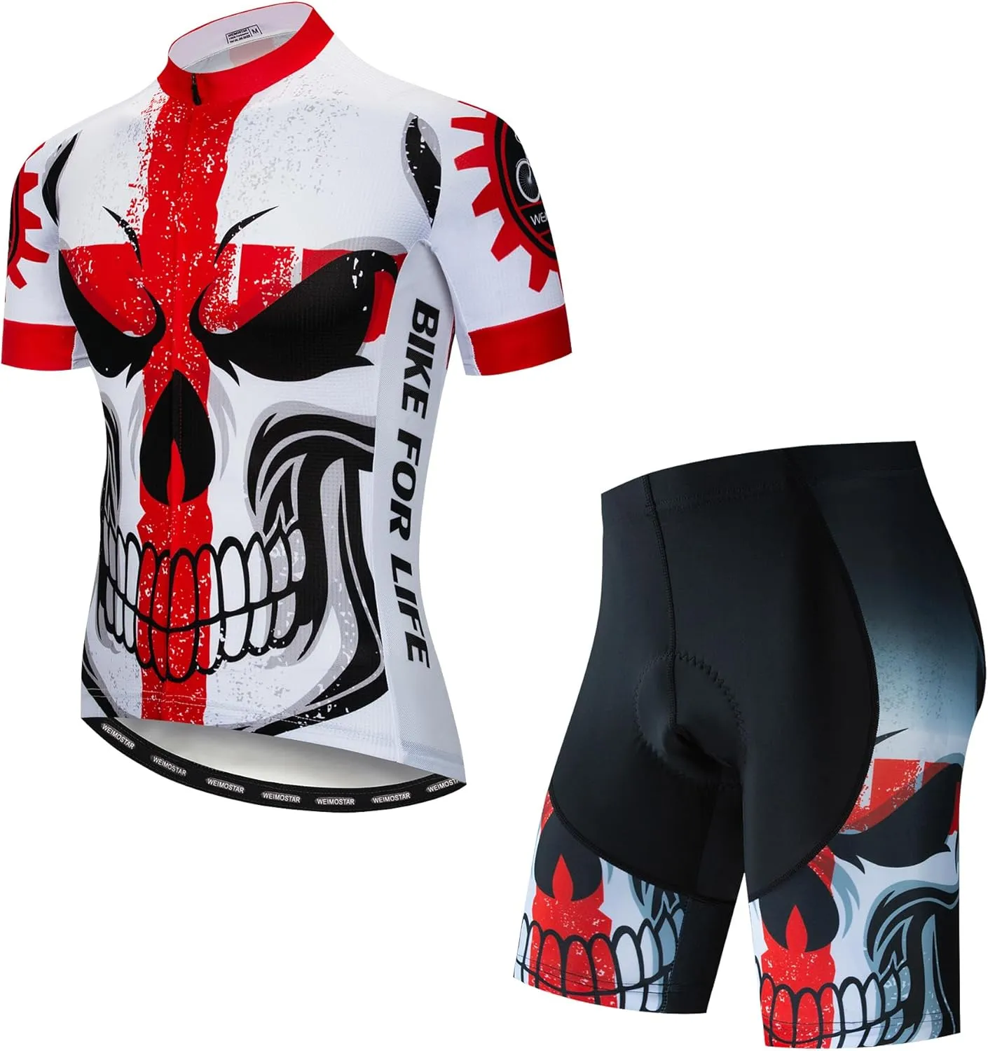 Cycling Jersey 12D Gel pad Bike Shorts Set MTB Ropa Ciclismo Summer Bicycling Maillot wear