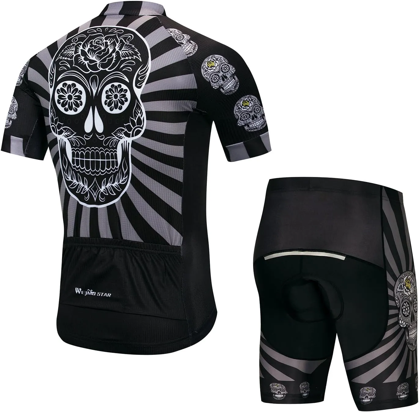 Cycling Jersey 12D Gel pad Bike Shorts Set MTB Ropa Ciclismo Summer Bicycling Maillot wear