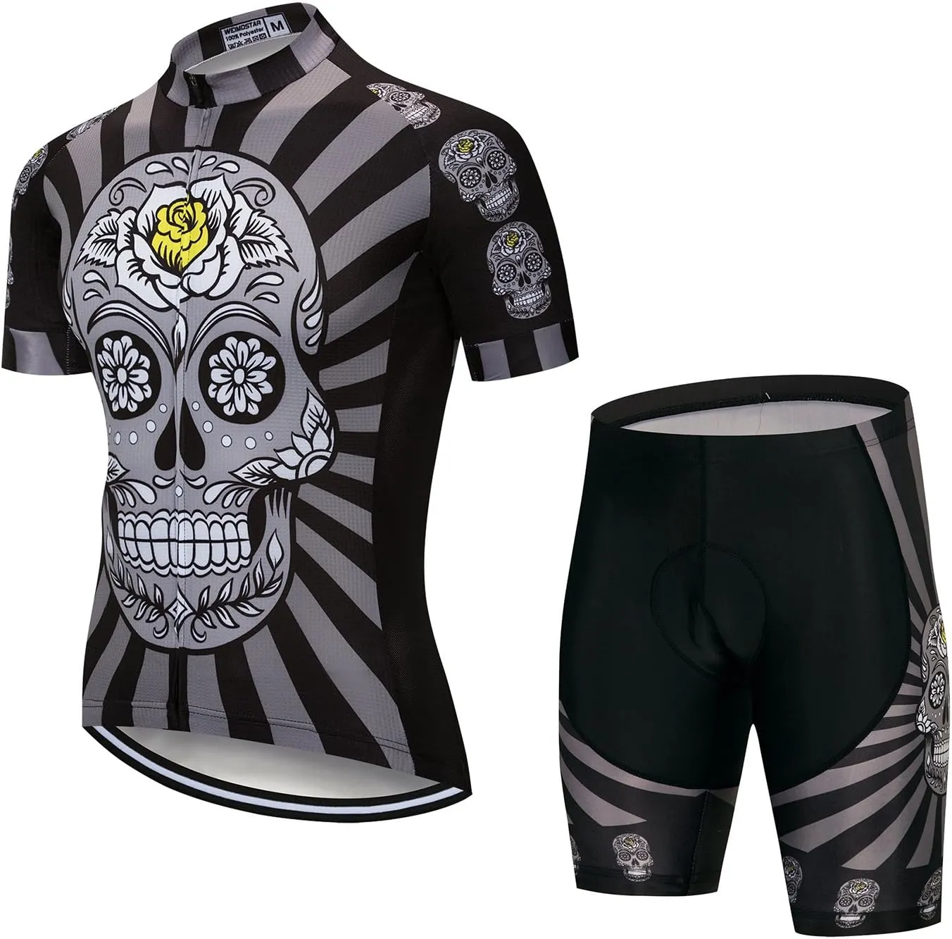 Cycling Jersey 12D Gel pad Bike Shorts Set MTB Ropa Ciclismo Summer Bicycling Maillot wear
